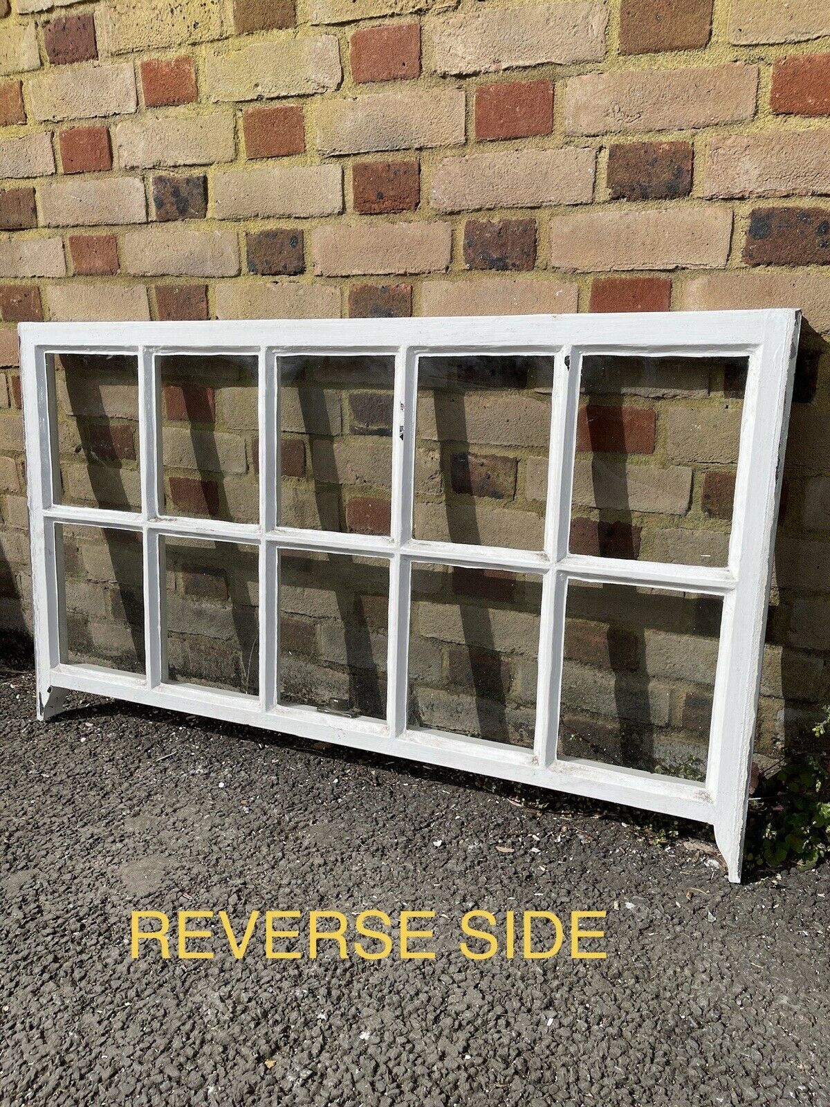 Reclaimed Old Georgian 10 Panel Wooden Sash Window