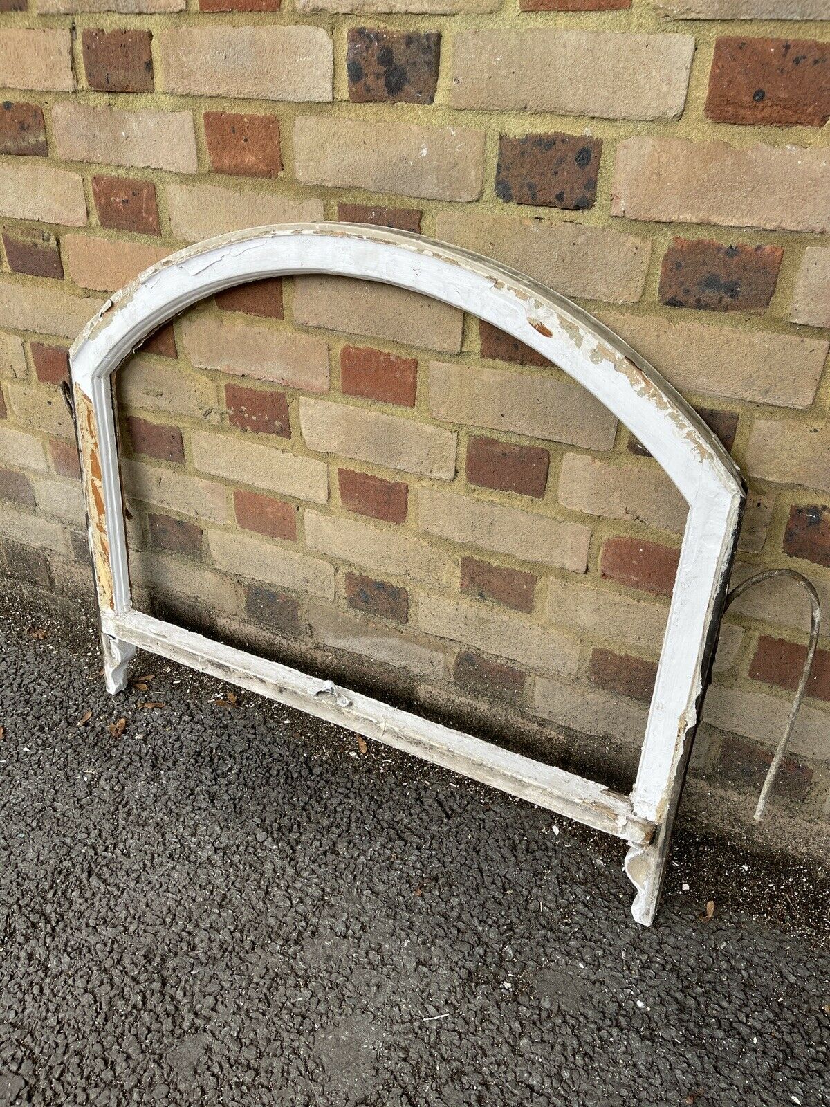 Reclaimed Old Edwardian Arch Wooden Sash Window 615 x 875mm