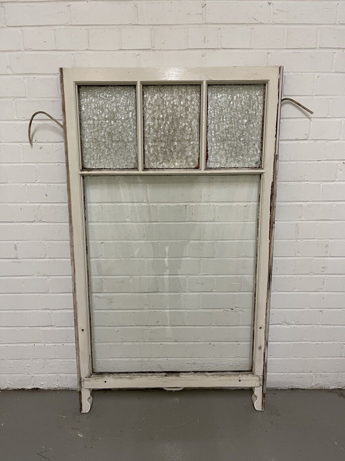 Reclaimed Old Georgian 4 Panel Wooden Window 760mm x 1320mm