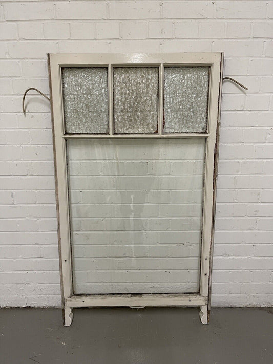 Reclaimed Old Georgian 4 Panel Wooden Window 760mm x 1320mm