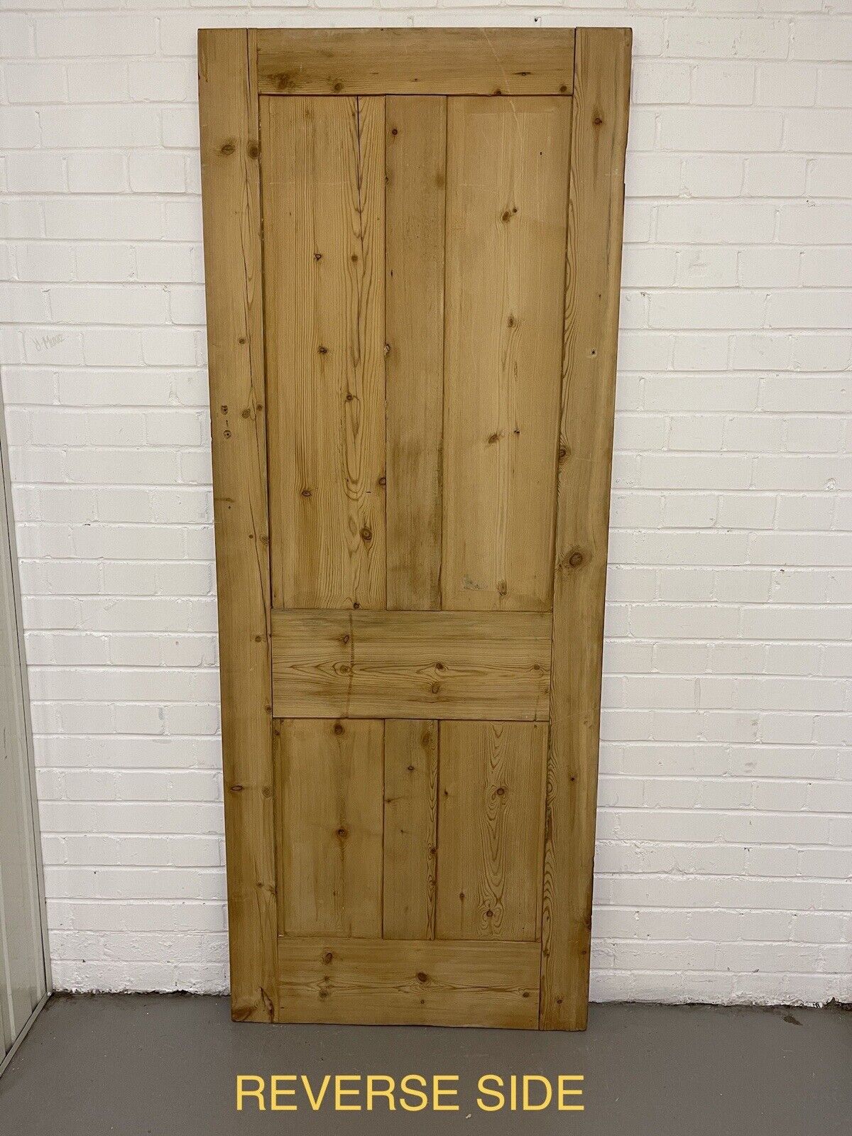 Original Vintage Reclaimed Victorian Pine Internal 4 panel Door 1965 x 770mm
