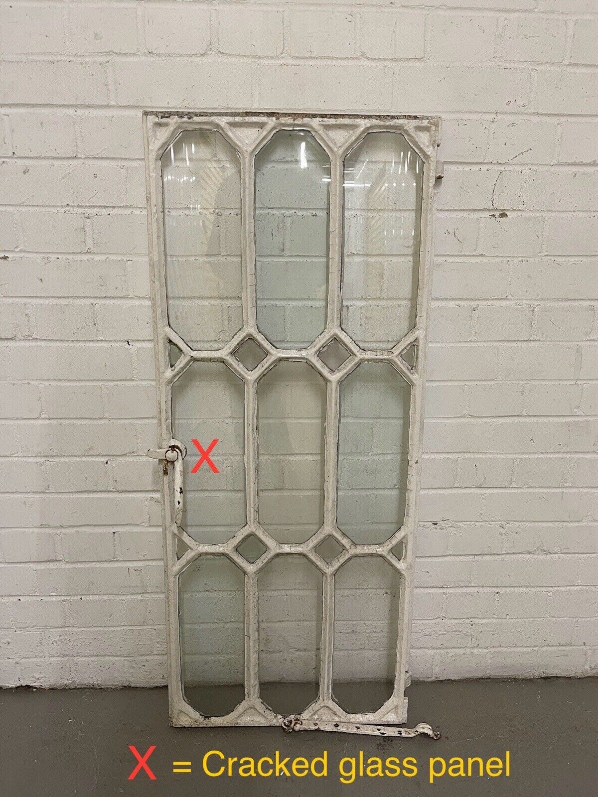 Reclaimed Art and Crafts Cast Iron Crittall Crittal Windows 1150 x 480mm