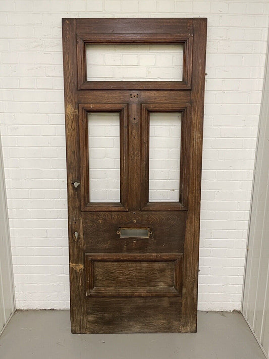 Reclaimed Wooden Oak OR Mahogany Front Door 2115 or 2120mm x 905mm