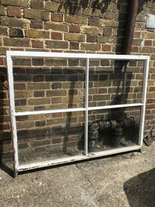 Large Reclaimed Old Georgian 4 Panel Wooden Sash Window