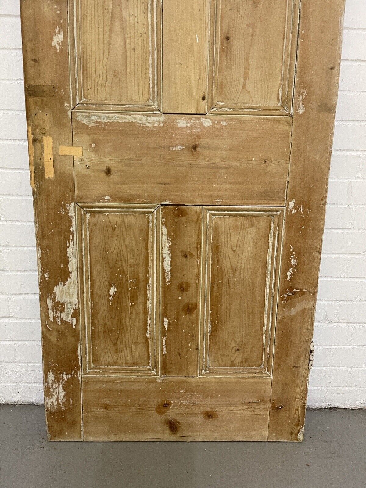 Original Vintage Reclaimed Victorian Pine Internal 4 panel Door 1963 x 765 x 35
