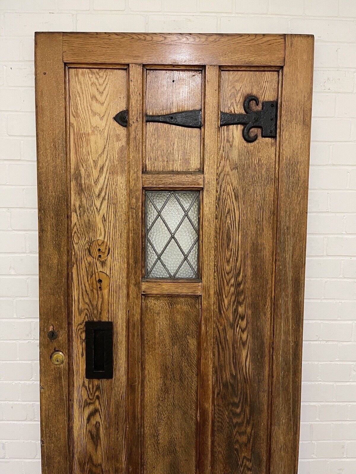 Reclaimed Oak Studded Wooden Front Door 2080 or  2075 x 860mm