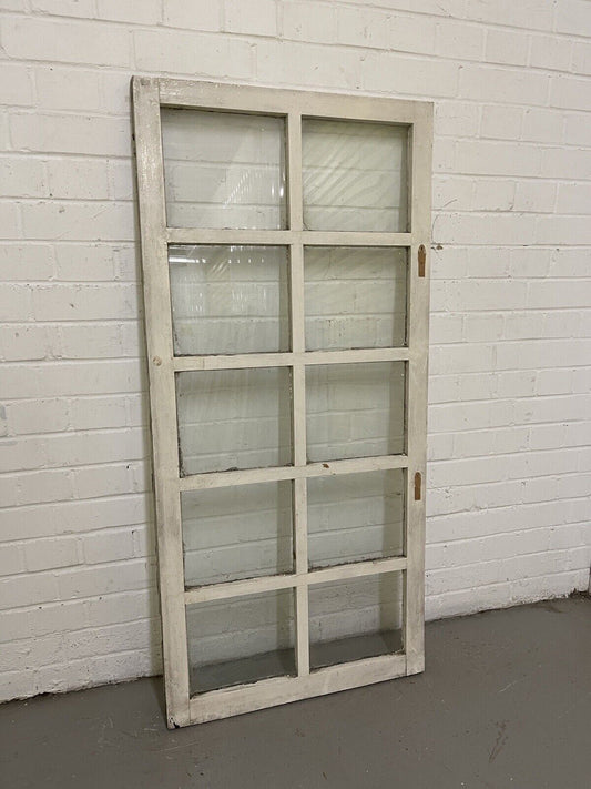 Modern Georgian 10 Panel Wooden Window 605 x 1290mm