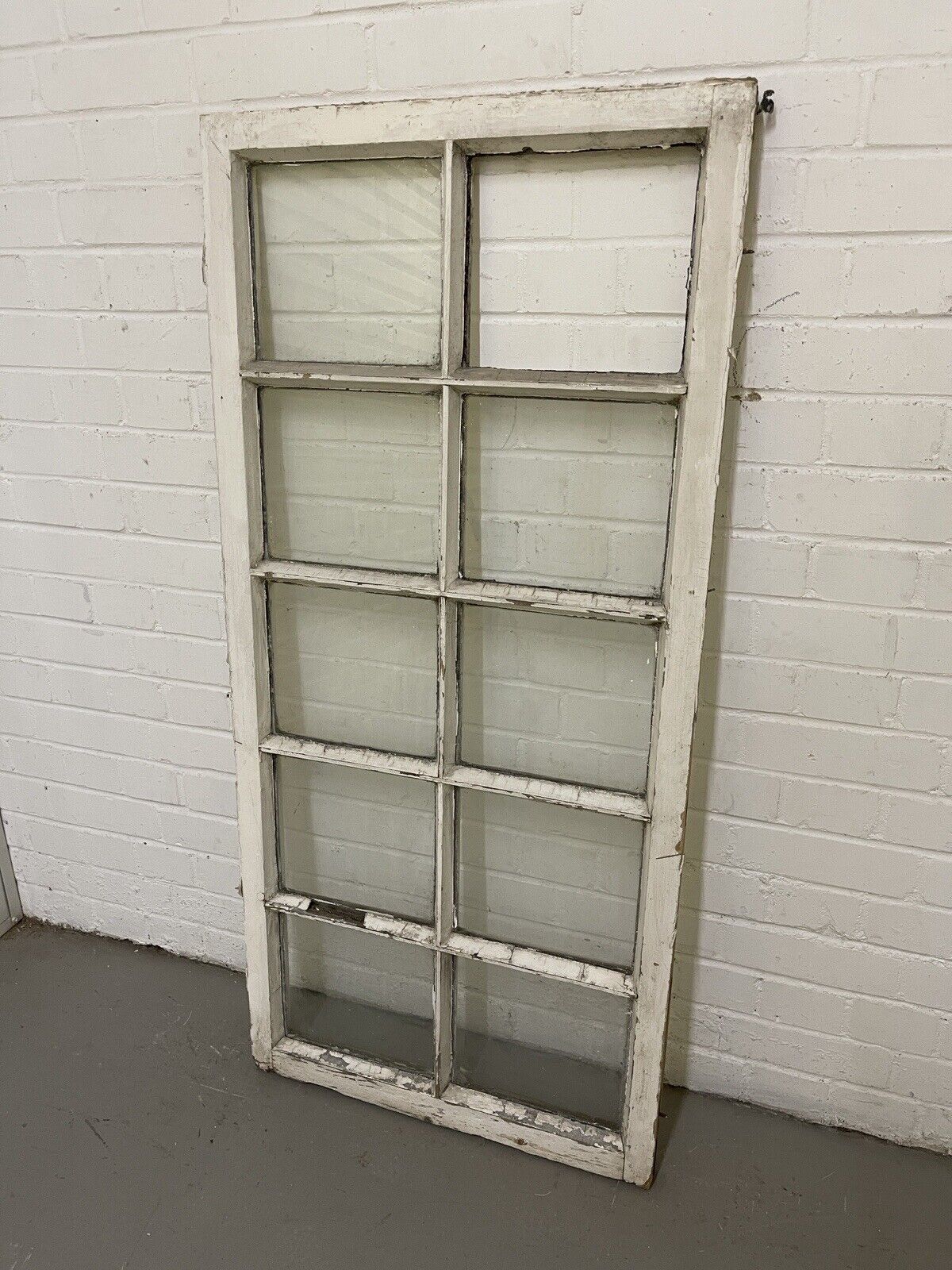 Modern Georgian 10 Panel Wooden Window 605 x 1290mm