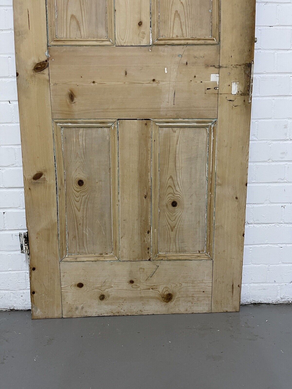 Original Vintage Reclaimed Victorian Pine Internal 4 panel Door 1965 1955 x 760