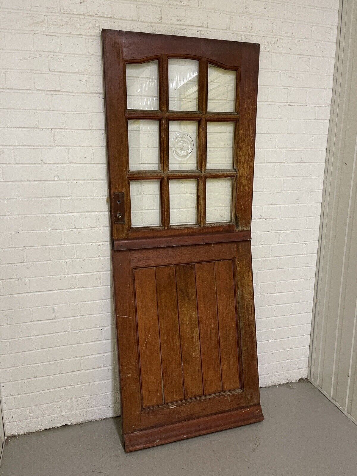 Solid Hardwood External Glass panel Stable Door 1960 X 765mm