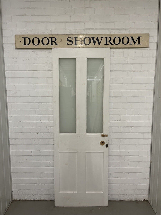 Reclaimed Victorian Pine Internal 4 panel Door 1937 OR 1945mm x 673mm
