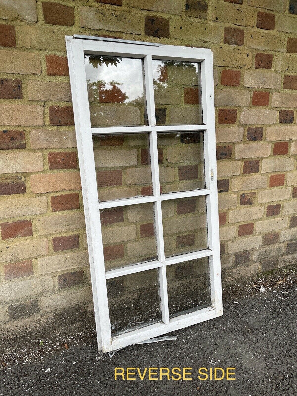 Modern Georgian 8 Panel Wooden Window 1110 x 555mm