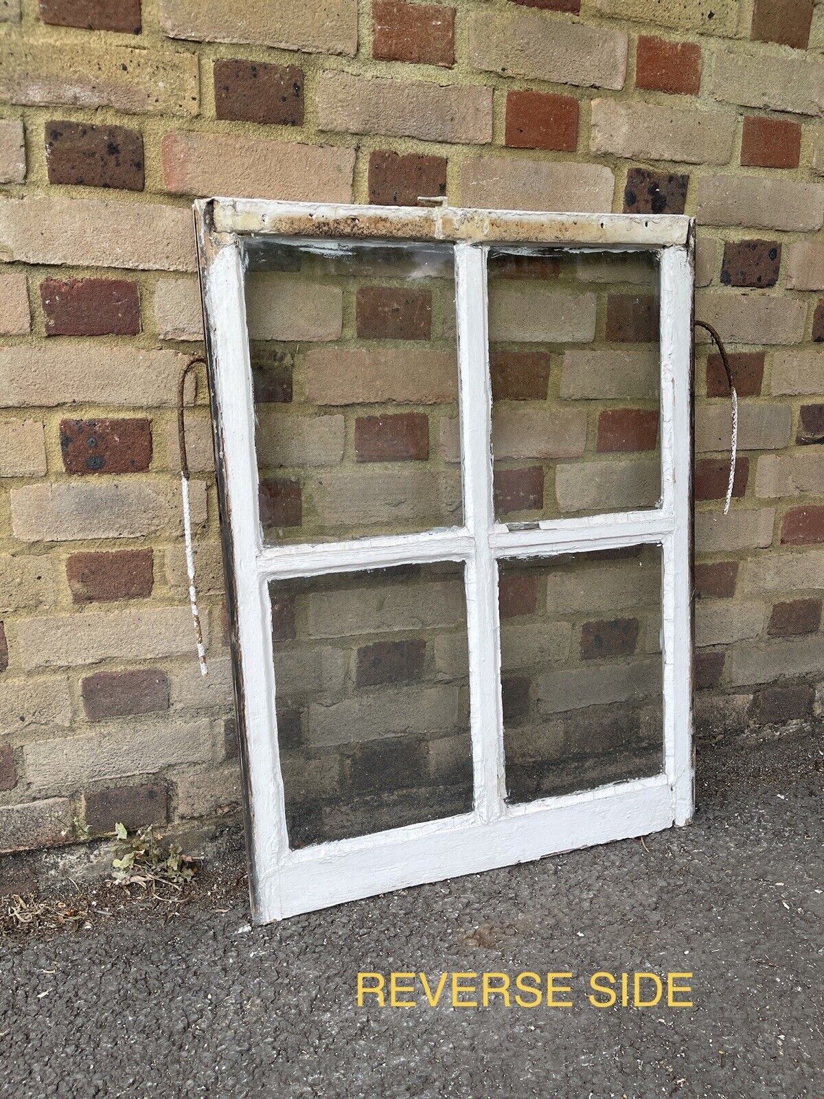 Reclaimed Old Georgian 4 Panel Wooden Window 840 x 640mm