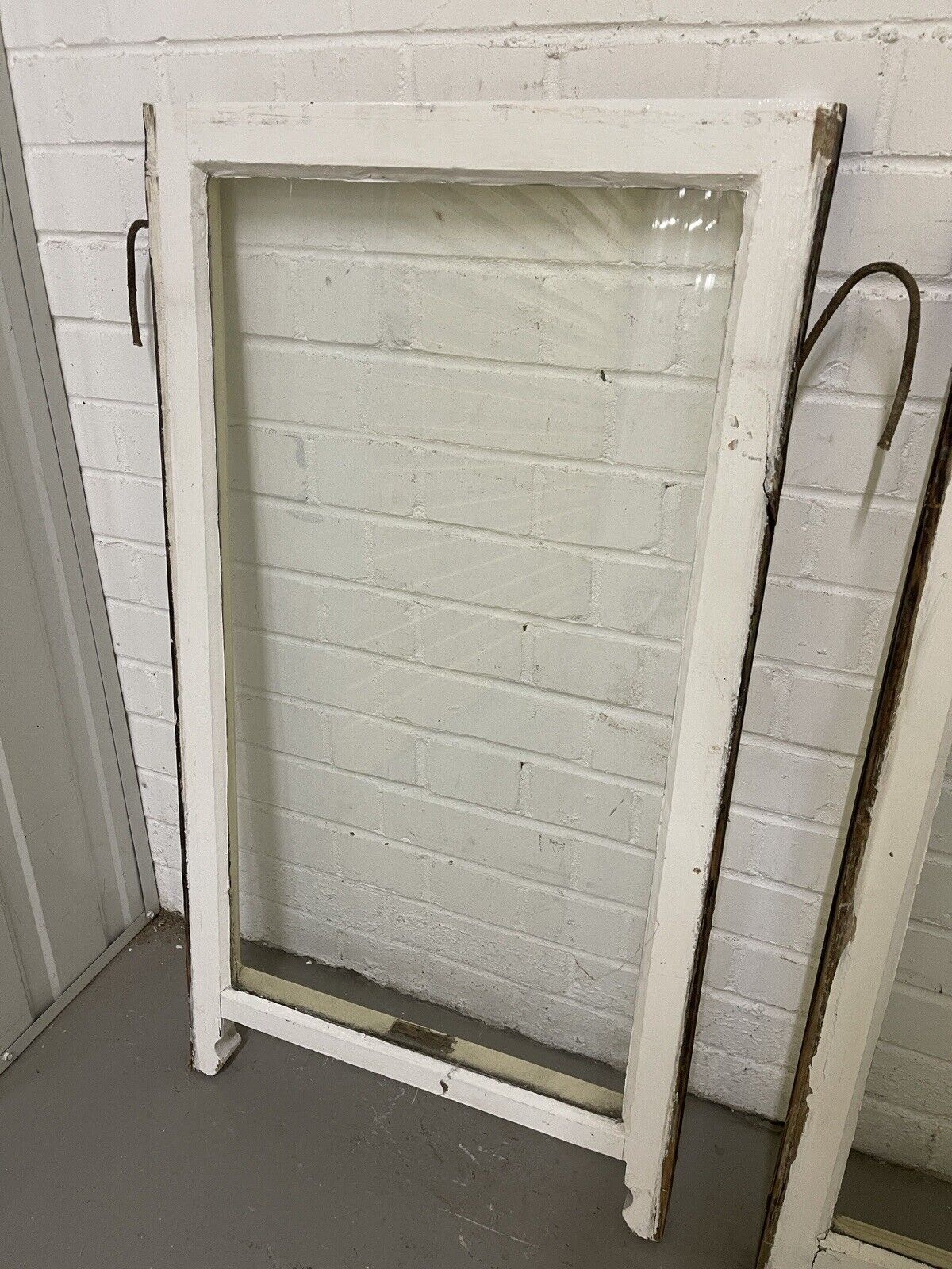 Two Pairs Of Reclaimed Old Victorian Panel Wooden Panel Sash Window