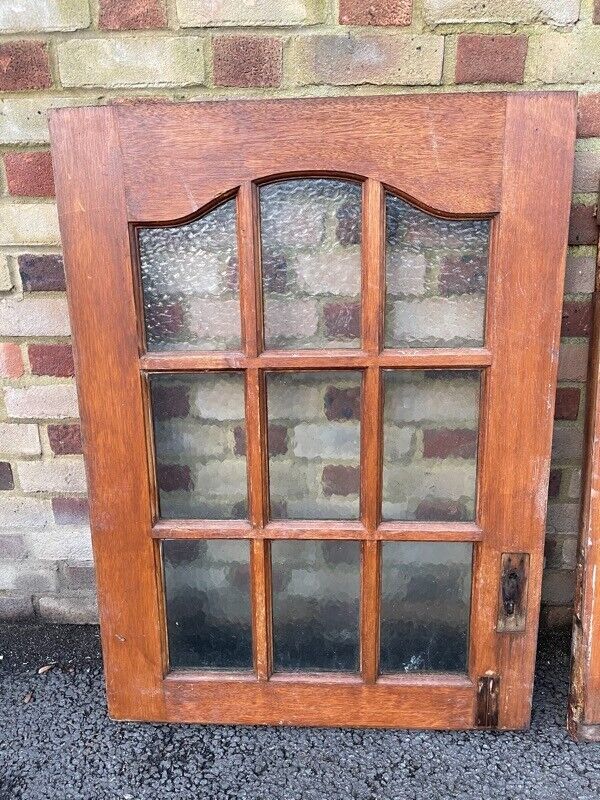 Solid Hardwood External Safety Glass panel Stable Door 2200 X 760mm