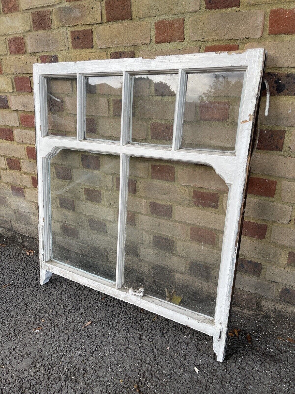 Reclaimed Old Georgian 6 Panel Wooden Window 970 x 885mm