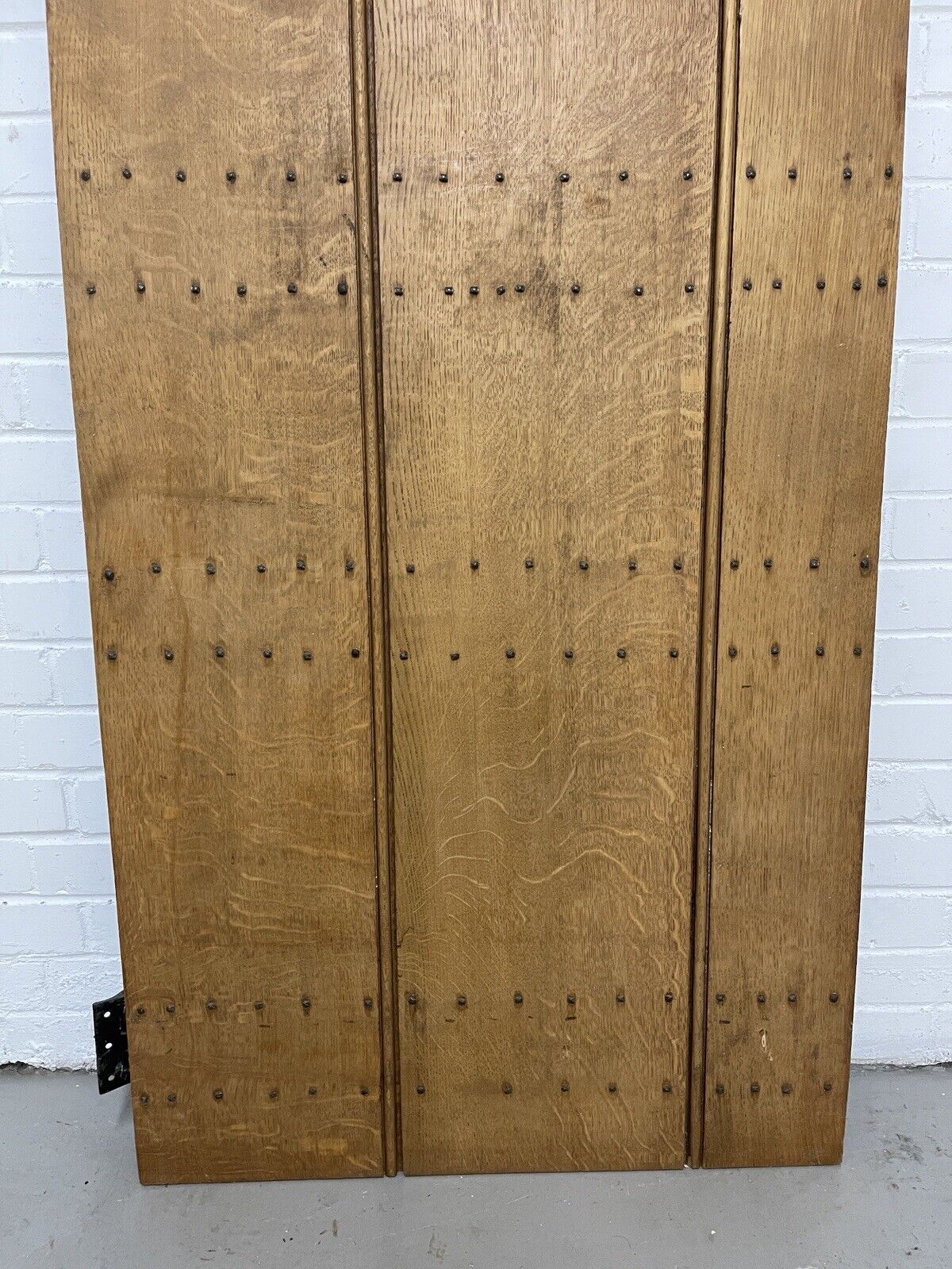 Reclaimed Oak Old Handmade Studded Ledge and Brace door 1805 x 750mm