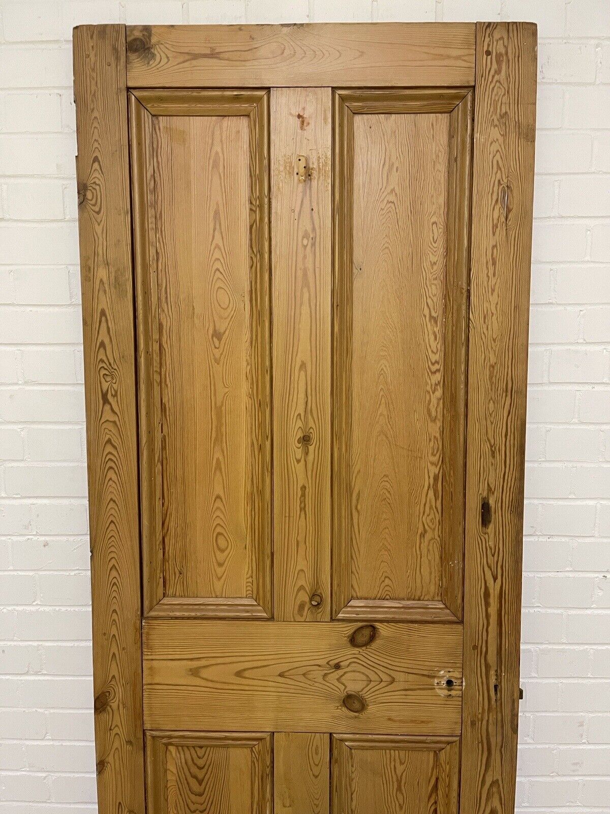 Original Vintage Reclaimed Victorian Pine Internal 4 panel Door 2010 x 805mm