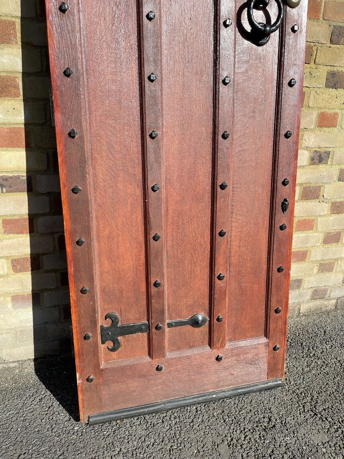 Reclaimed Oak Studded Wooden Front Door 2025 x 805mm