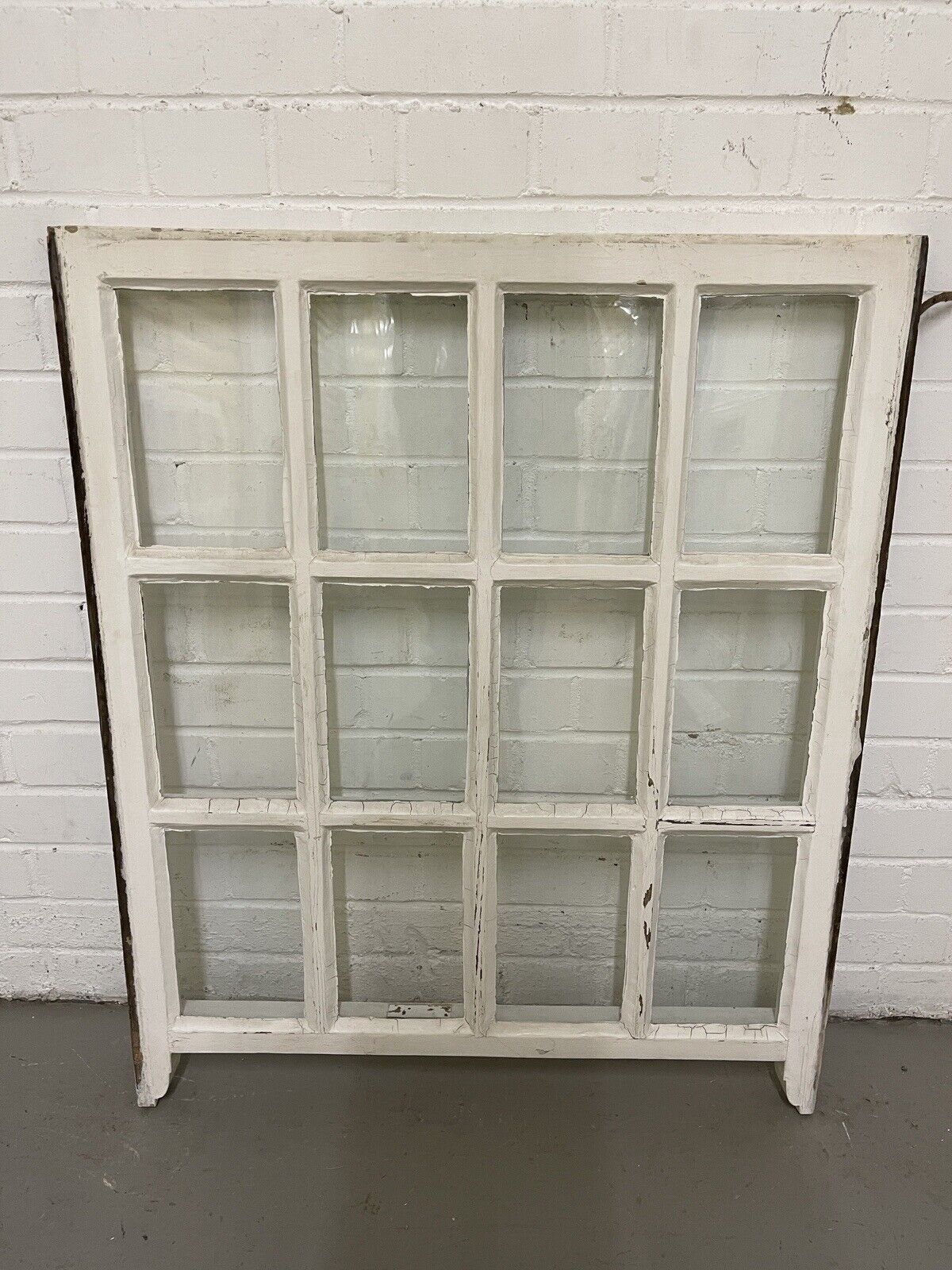 Reclaimed Old Georgian 12 Panel Wooden Window 750 x 905mm