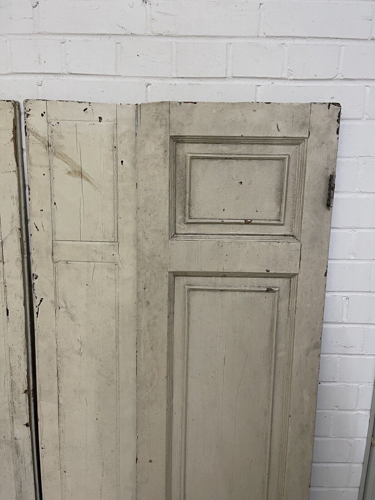 Pair Of Reclaimed Antique Wooden Window Shutters 1335 or 1310 x 1270mm