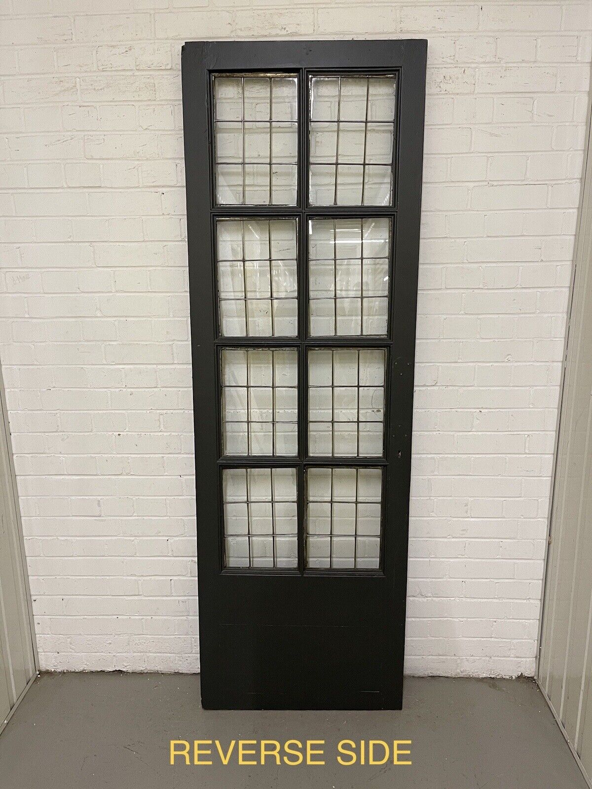 Reclaimed Art Deco Leaded Glass Arts Craft Internal Door 2055 or 2065 x 677mm