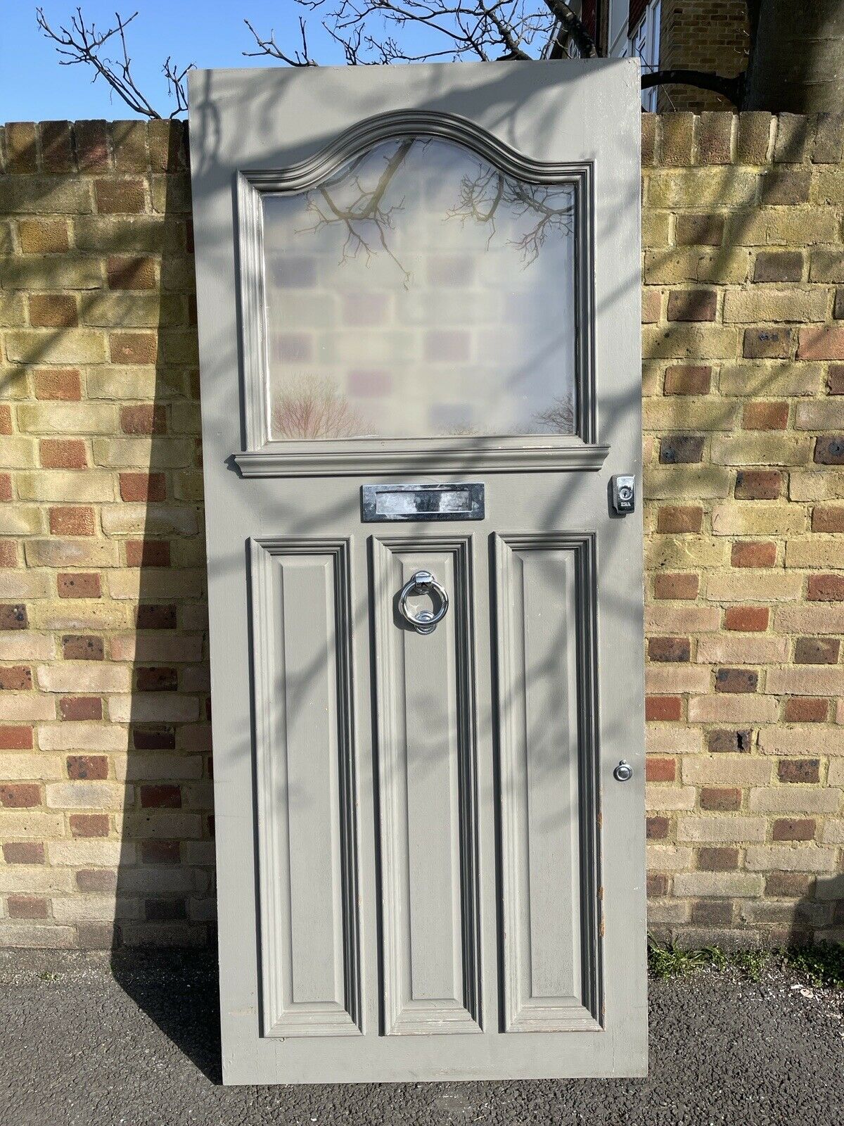 Reclaimed Victorian Edwardian Wooden External Front Door 2103 Or 2107 x 805mm