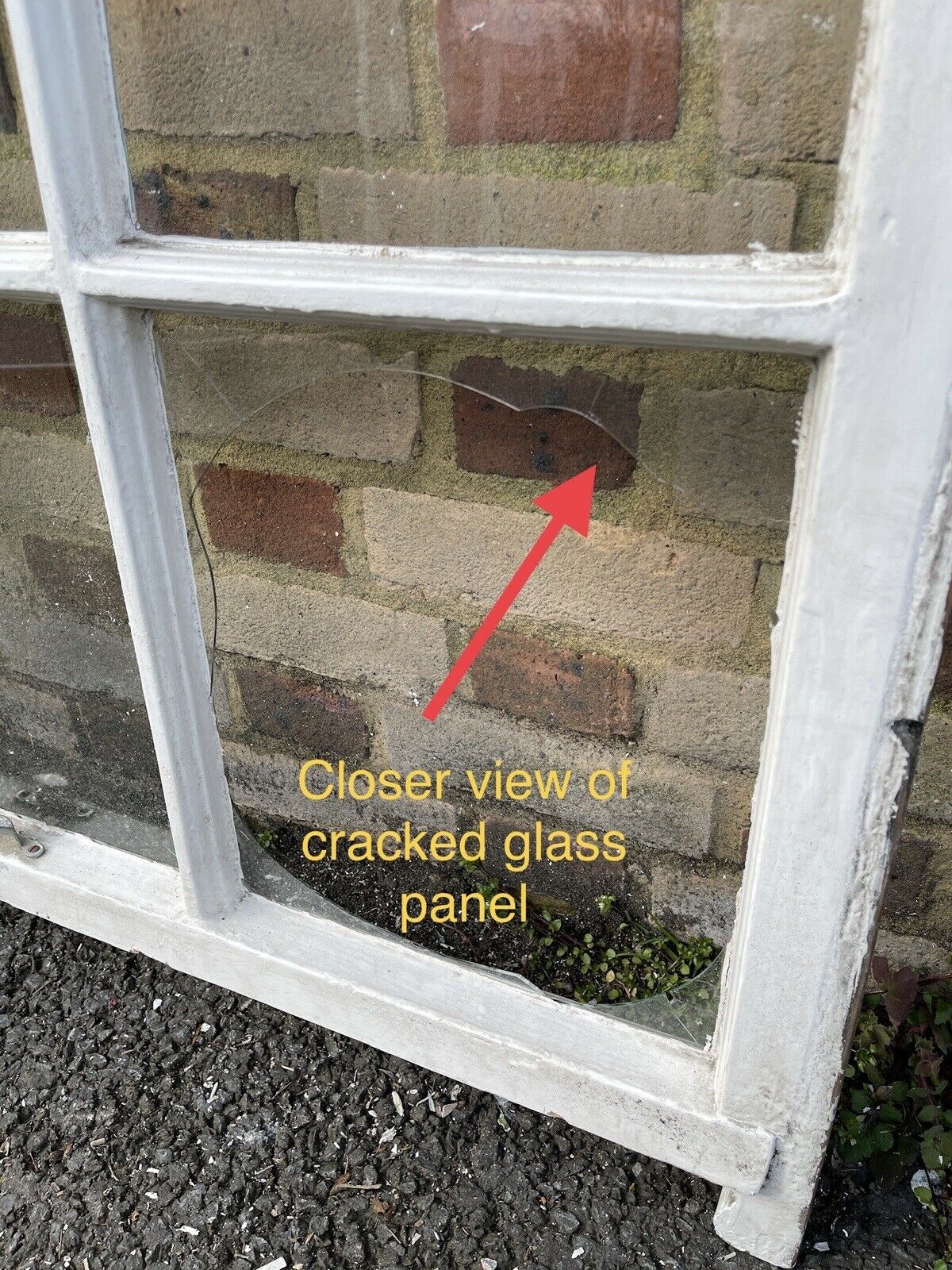 Reclaimed Old Georgian 6 Panel Wooden Sash Window