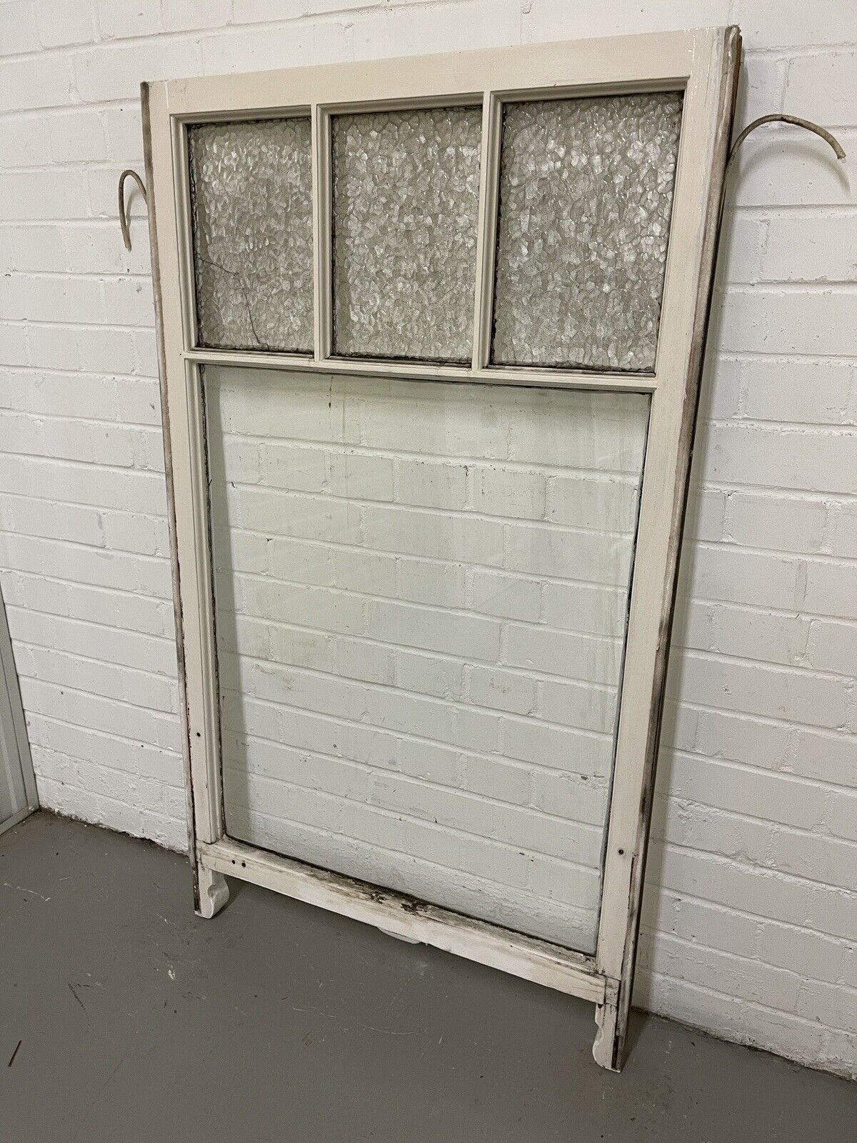 Reclaimed Old Georgian 4 Panel Wooden Window 760mm x 1320mm