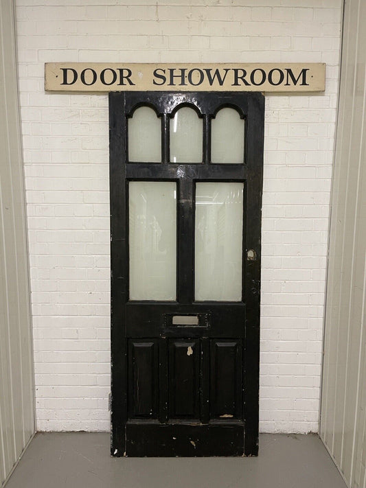 Reclaimed Victorian Edwardian Wooden Panel Front Door 2080 or 2085 x 865mm