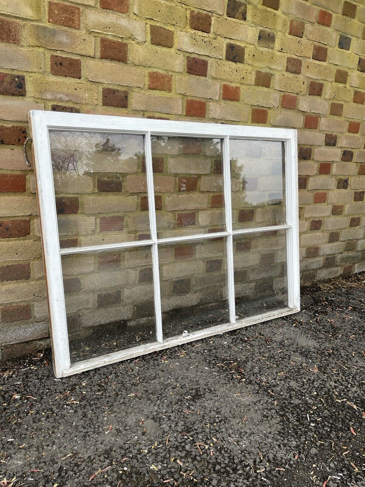 Reclaimed Old Georgian 6 Panel Wooden Window 1193 x 895mm