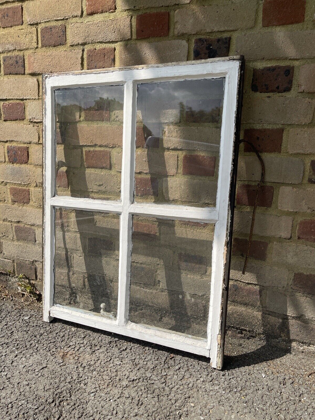 Reclaimed Old Georgian 4 Panel Wooden Window 840 x 640mm