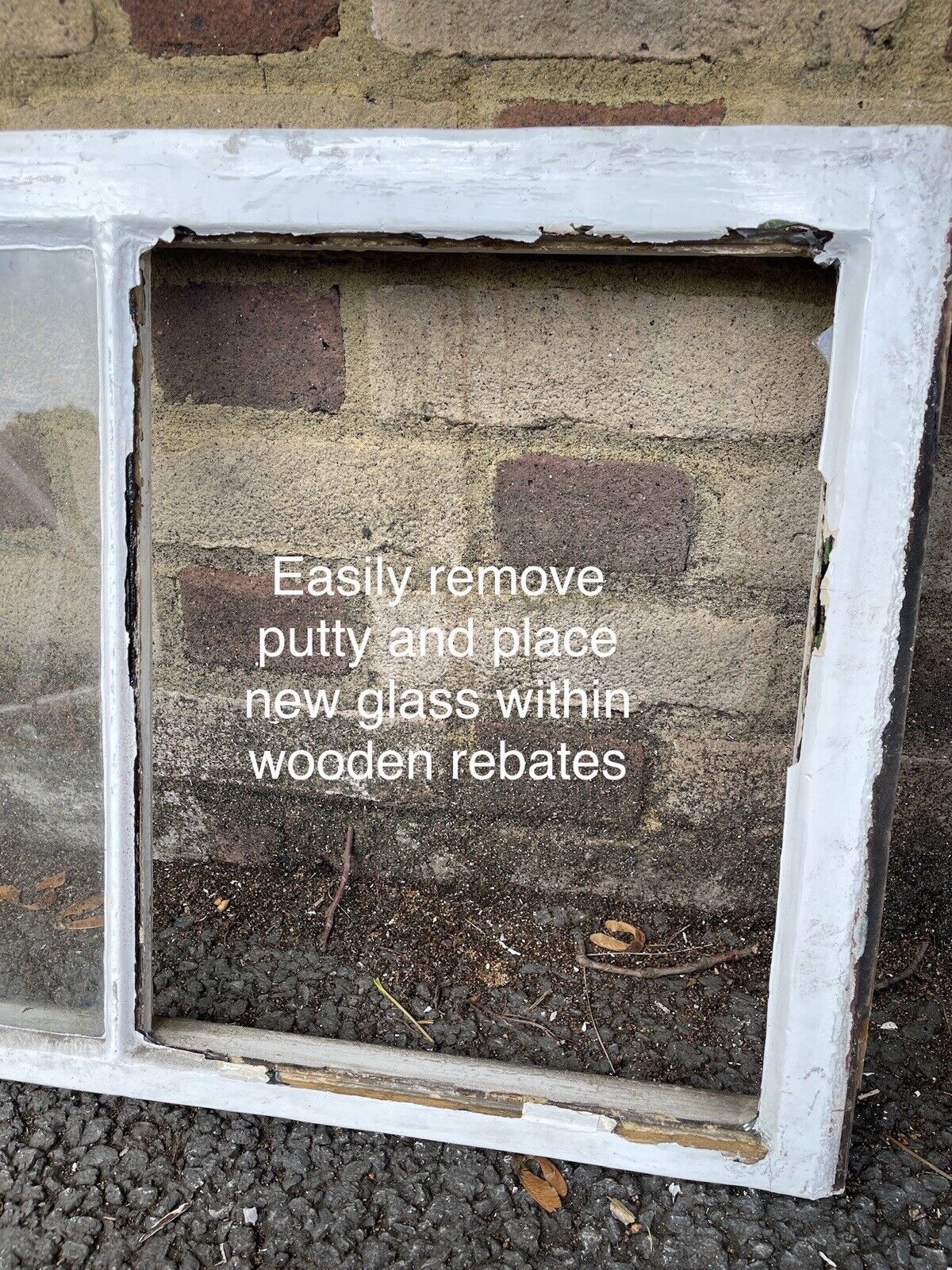 Three Reclaimed Edwardian 3 Panel Wooden Panel Sash Window 1010 x 450 1010 x 470