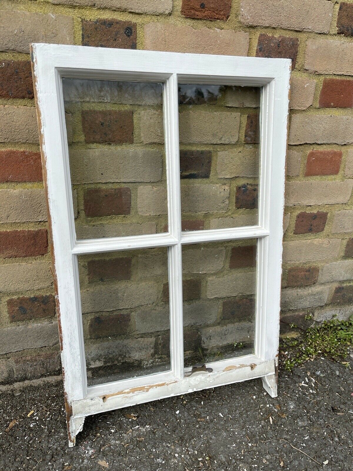 Reclaimed Old Georgian 4 Panel Wooden Window