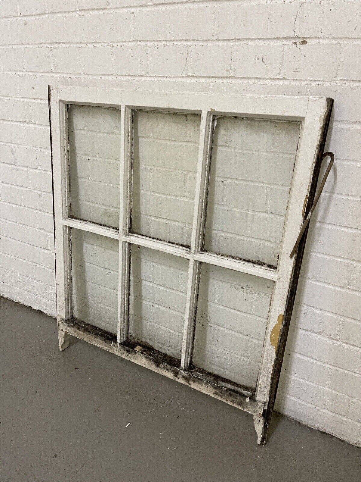 Reclaimed Georgian 6 Panel Wooden Panel Sash Window 780 x 900mm