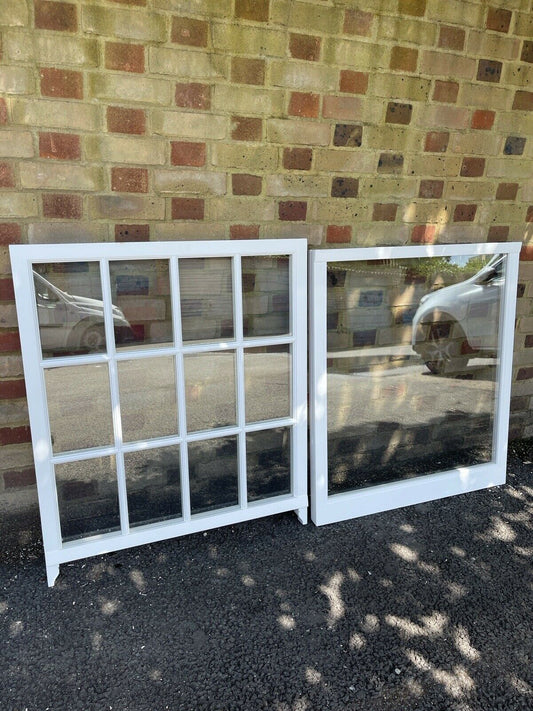 Modern Georgian Bar Double Glazed Matching Wooden Sash Windows Top and Bottom