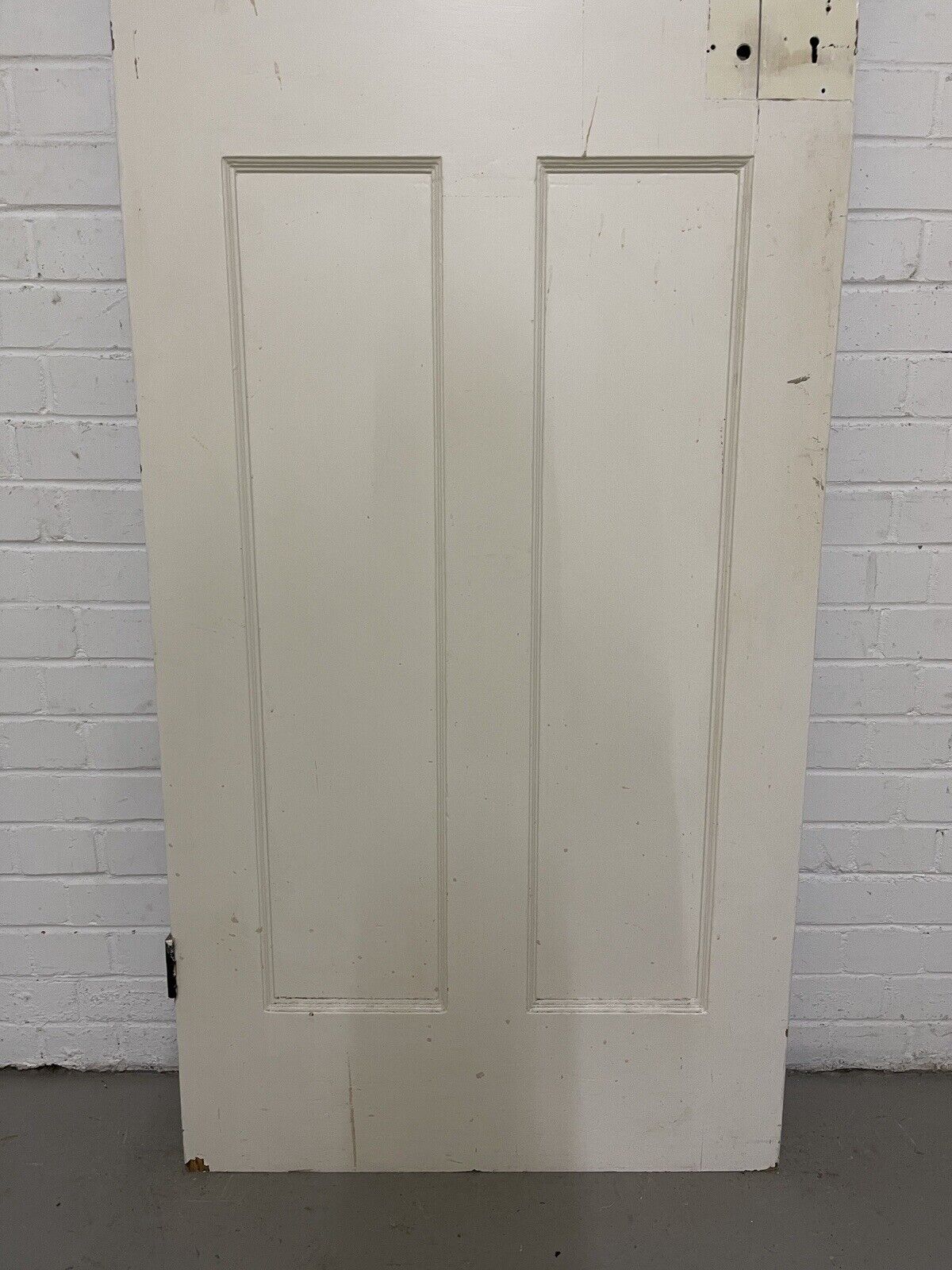 Original Vintage Reclaimed Victorian Pine Internal 3 panel Door 1962 x 760mm
