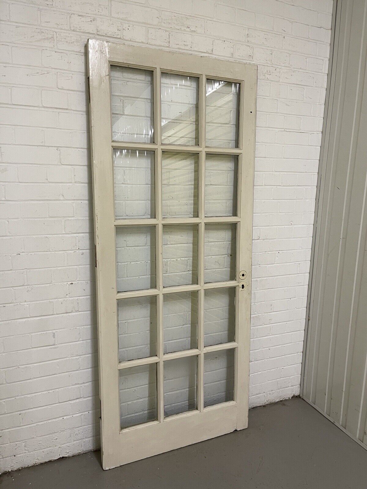 Reclaimed Georgian Style 15 Glass Panel Internal Or External Door 1973 x 835mm