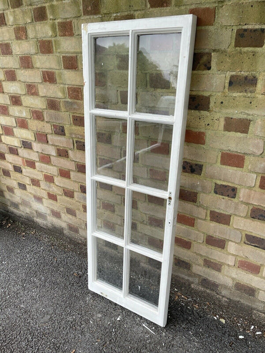 Reclaimed Old Georgian 8 Panel Wooden Window 1500 x 520mm