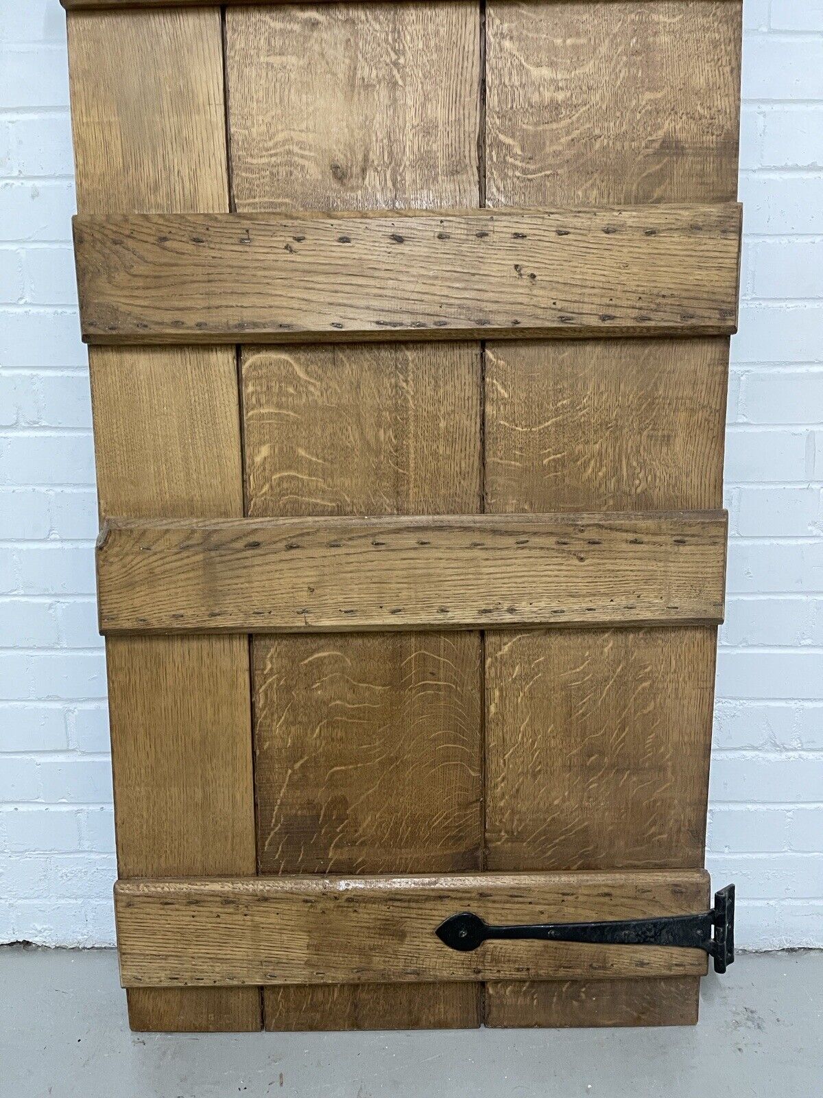 Reclaimed Oak Old Handmade Studded Ledge and Brace door 1805 x 750mm