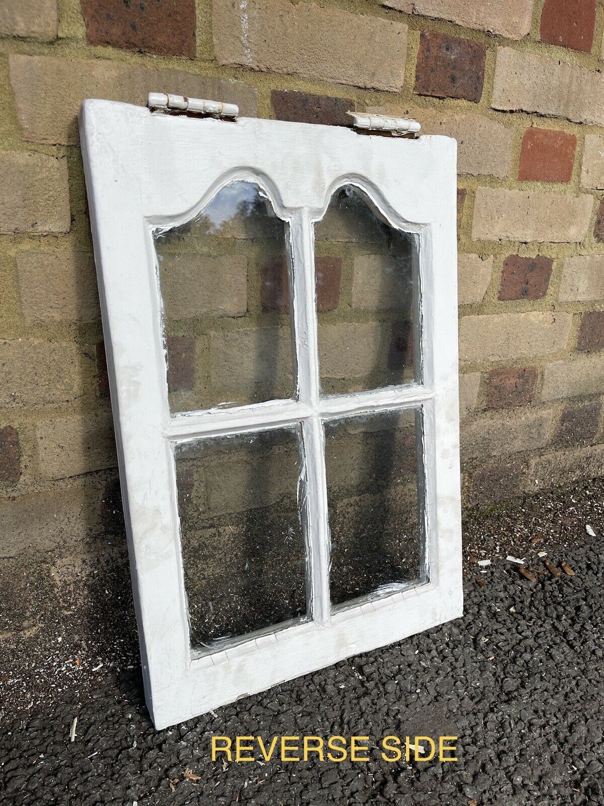 Reclaimed Old Edwardian Arch Sash Wooden Window 555 x 385mm