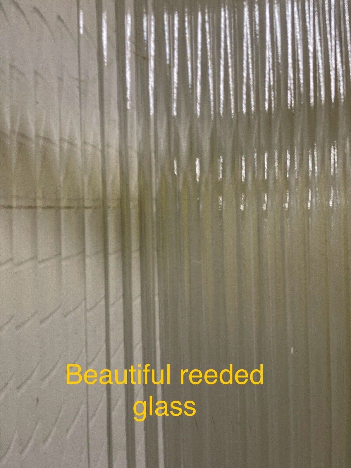 Reclaimed Reeded Glass Internal Or External Door 1908 or 1913 x 705 or 710mm