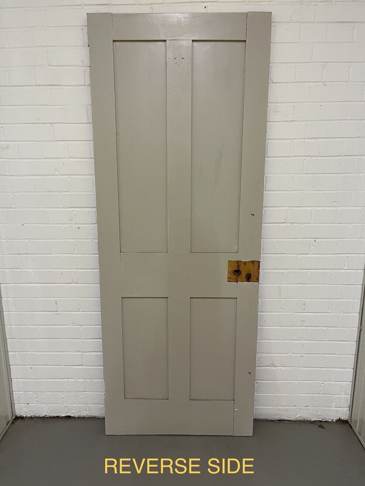 Original Vintage Reclaimed Victorian Pine Internal 4 panel Door 1958 x 755mm