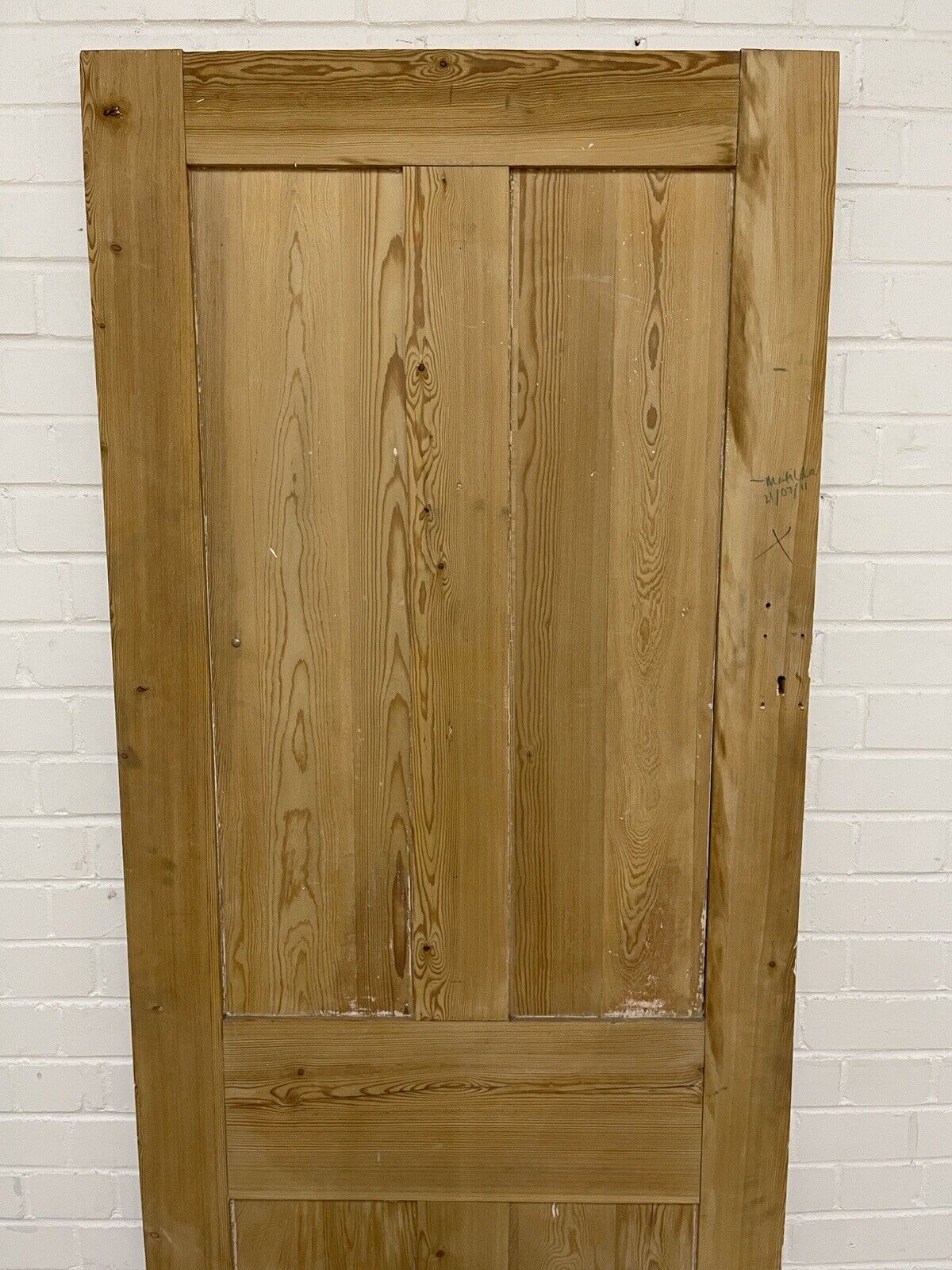 Original Vintage Reclaimed Victorian Pine Internal 4 panel Door 1960 x 753mm