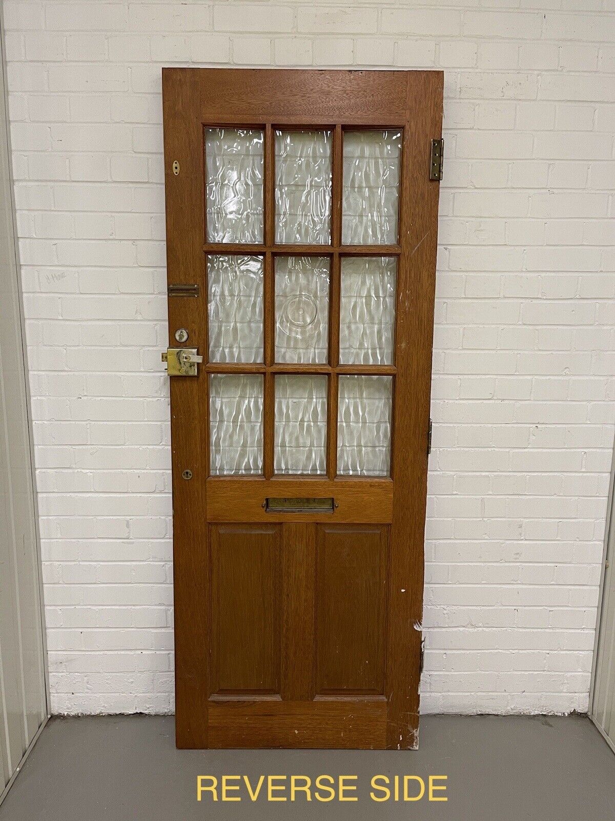 Reclaimed Bow Wooden Panel External Front Door 1975 x 755mm