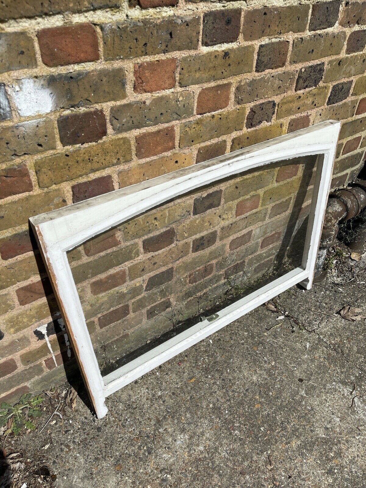 Reclaimed Old Victorian Edwardian Arch Panel Wooden Sash Window