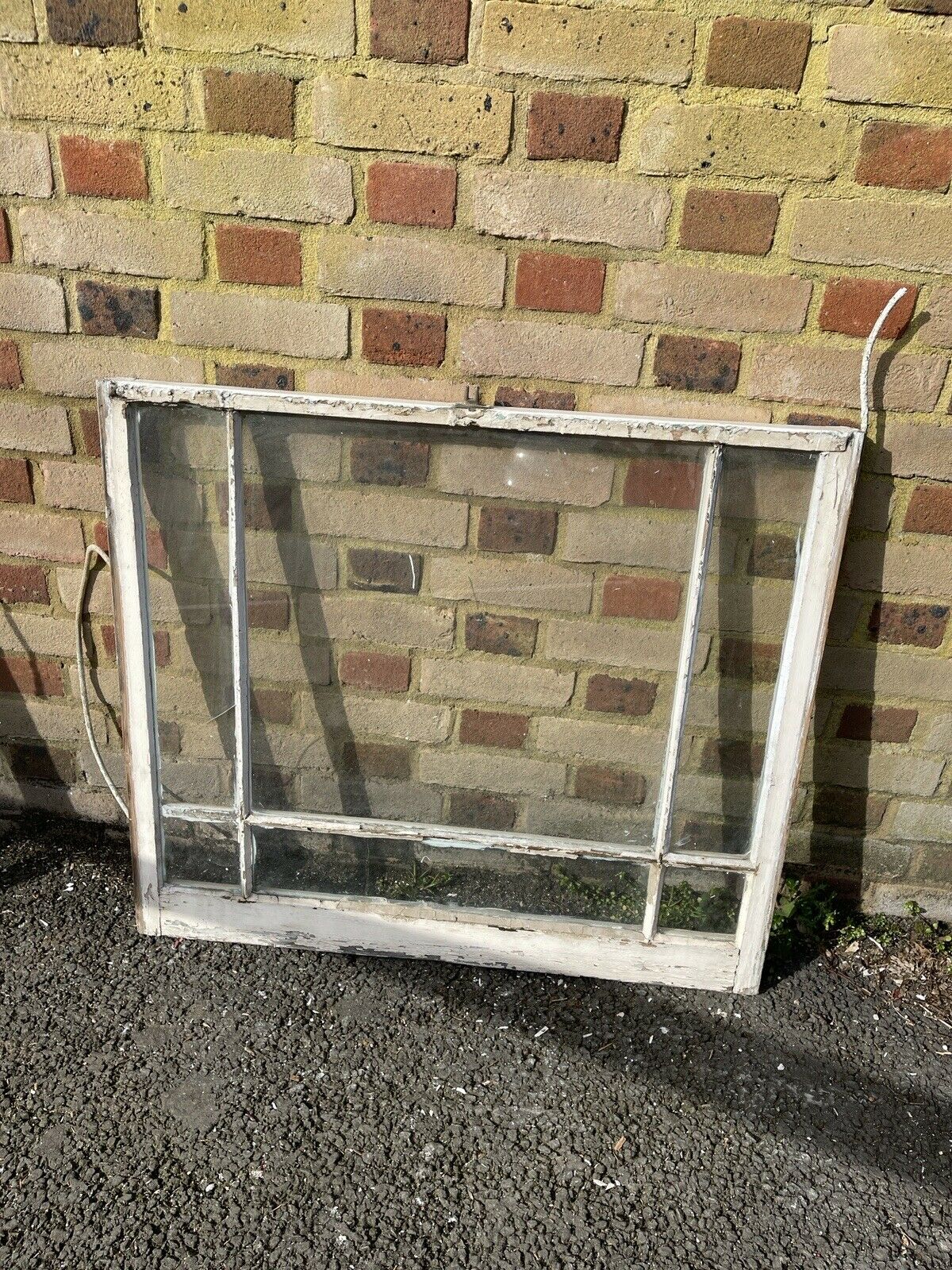 Reclaimed Old Edwardian 6 Panel Wooden Panel Sash Window