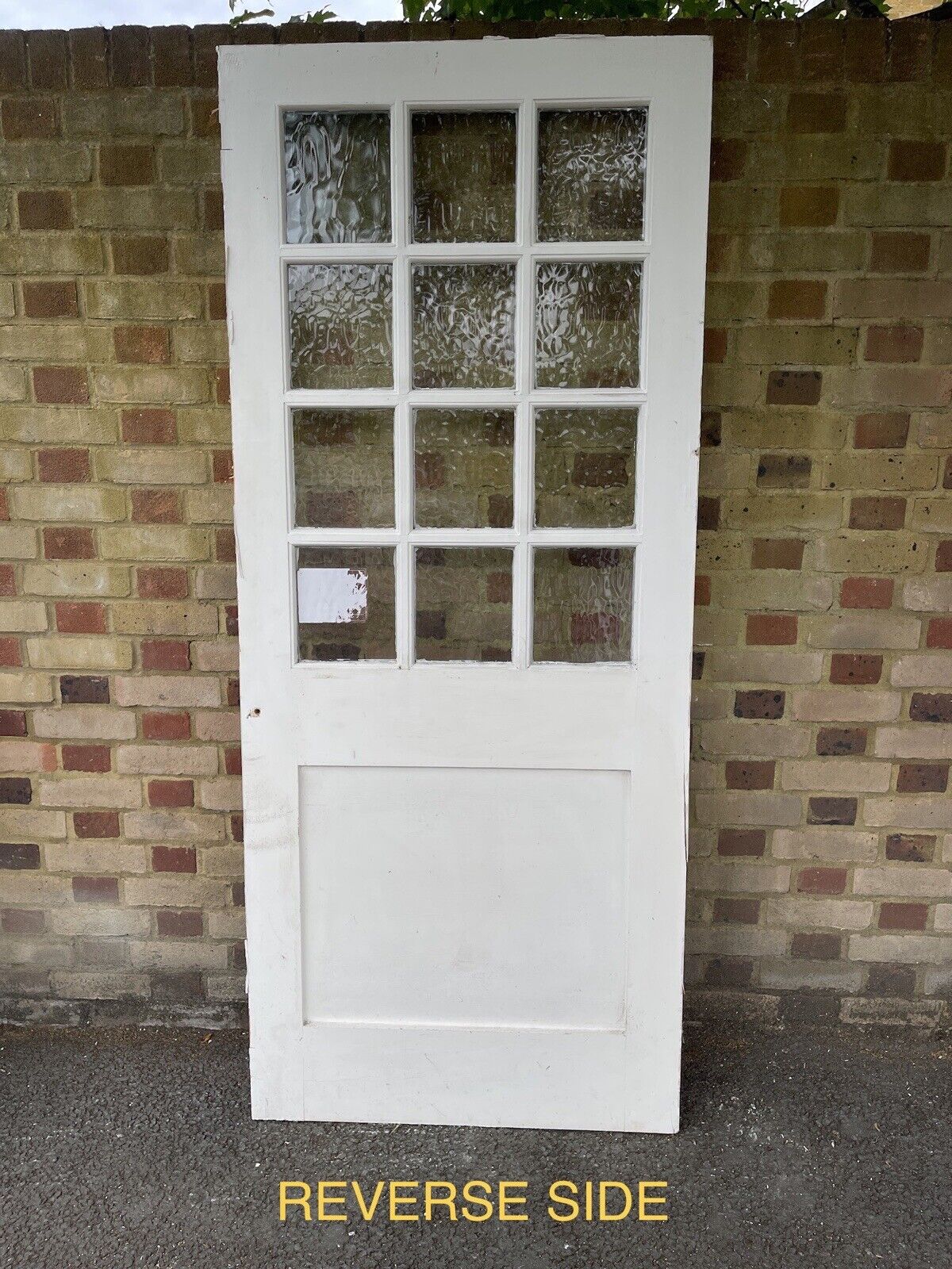 Reclaimed Georgian Wooden Panel Summer House External Door 1970 x 840mm