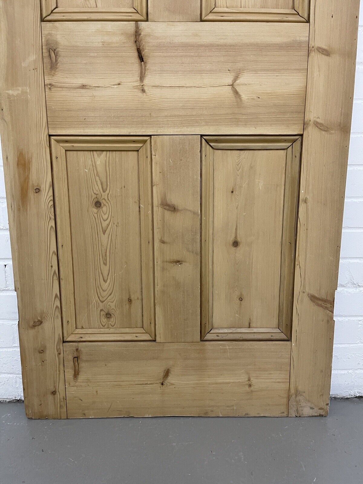 Original Vintage Reclaimed Victorian Pine Internal 4 panel Door 1965 x 770mm