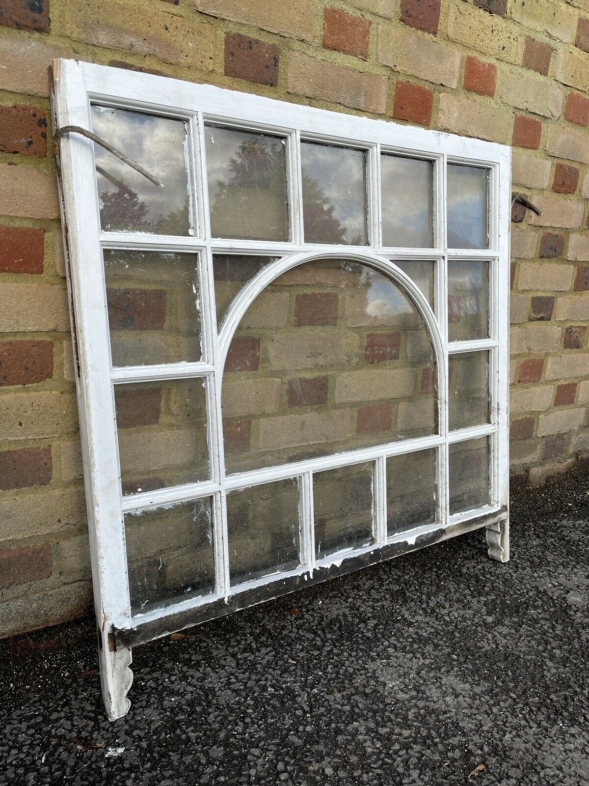 Reclaimed Old Edwardian Georgian Wooden Sash Window 900 x 910mm